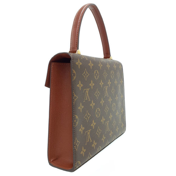 Louis Vuitton Malherbe Monogram Brown Handbag - Picture 1 of 9